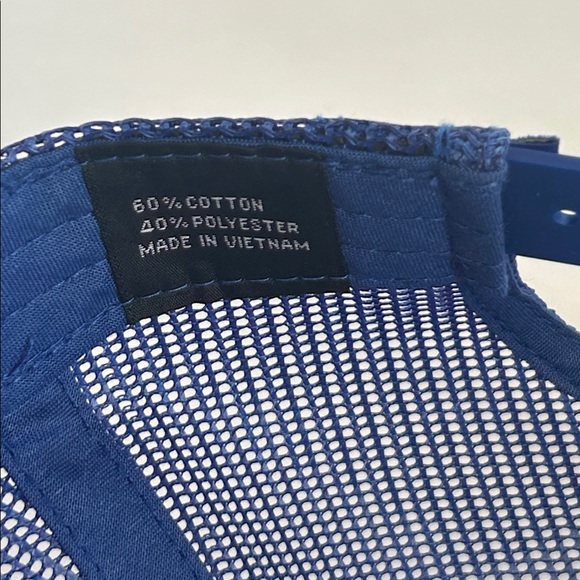 Travis Mathew Big Bend Snapback Hat Royal Blue - Picture 7 of 8